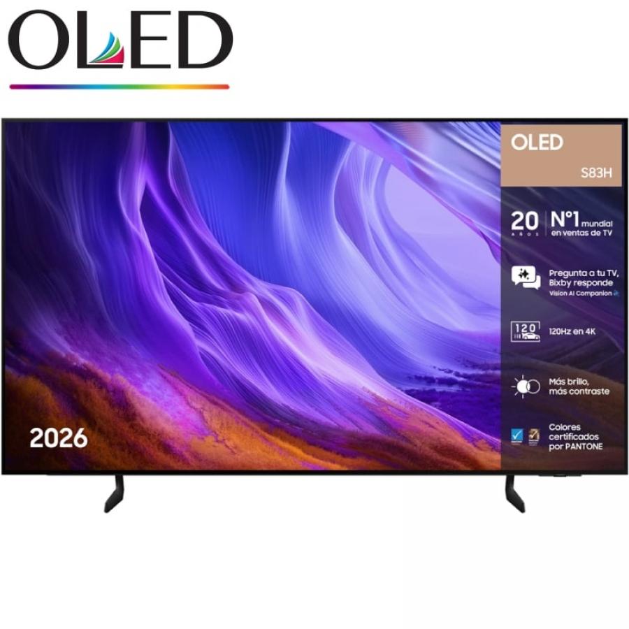 Televisor Samsung OLED S83H TQ55S83HAE 55'/ Ultra HD 4K/ Smart TV/ WiFi