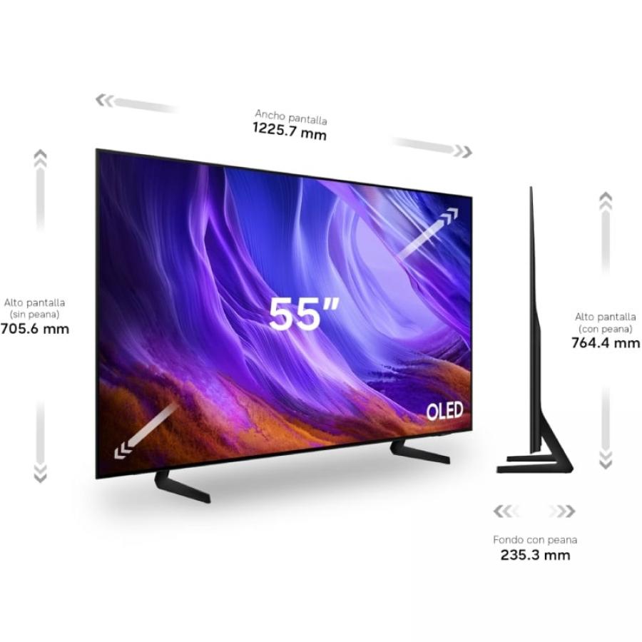 Televisor Samsung OLED S83H TQ55S83HAE 55'/ Ultra HD 4K/ Smart TV/ WiFi