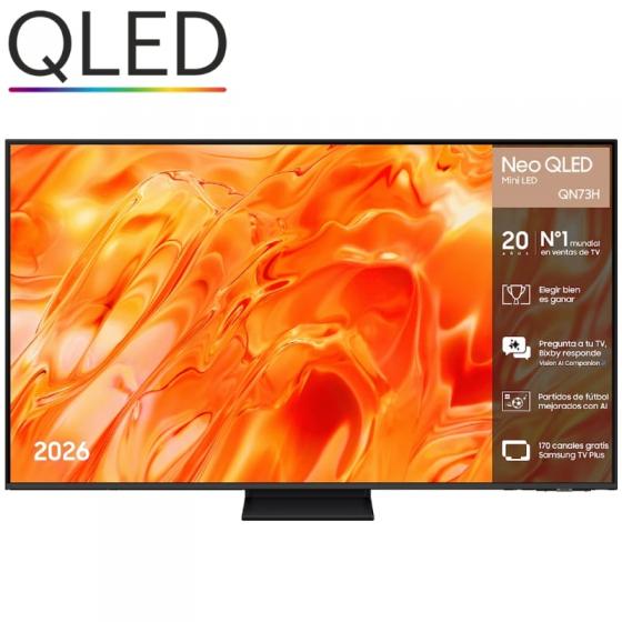 Televisor Samsung Neo QLED TQ65QN73HAU 65'/ Ultra HD 4K/ Smart TV/ WiFi