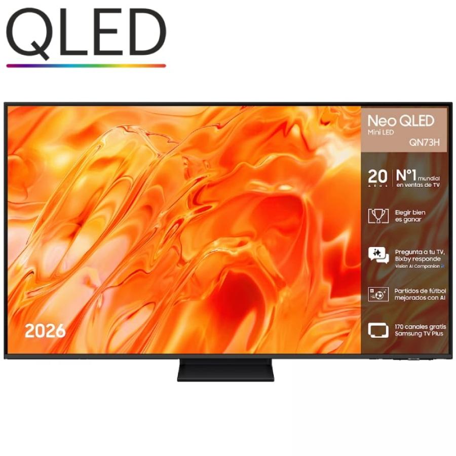 Televisor Samsung Neo QLED TQ75QN73HAU 75'/ Ultra HD 4K/ Smart TV/ WiFi