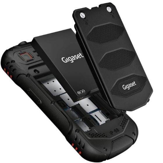Teléfono Móvil Rugerizado Gigaset GLX8 Plus/ 4G/ Negro