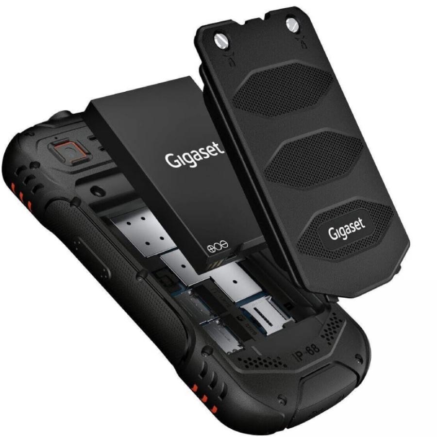 Teléfono Móvil Rugerizado Gigaset GLX8 Plus/ 4G/ Negro