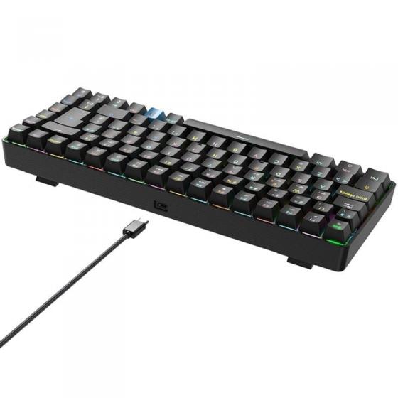 Teclado Gaming Mecánico Inalámbrico Hiditec GM1K/ Hot-Swap switch Gateron Red