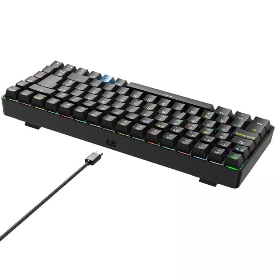 Teclado Gaming Mecánico Inalámbrico Hiditec GM1K/ Hot-Swap switch Gateron Red