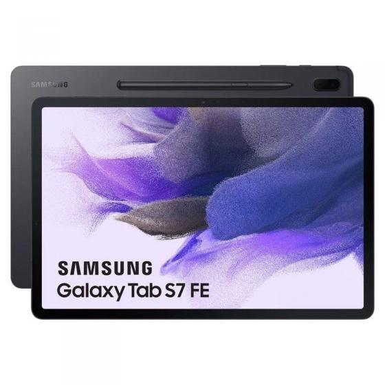 Tablet Samsung Galaxy Tab S7 FE 12.4'/ 6GB/ 128GB/ Negra - Imagen 2