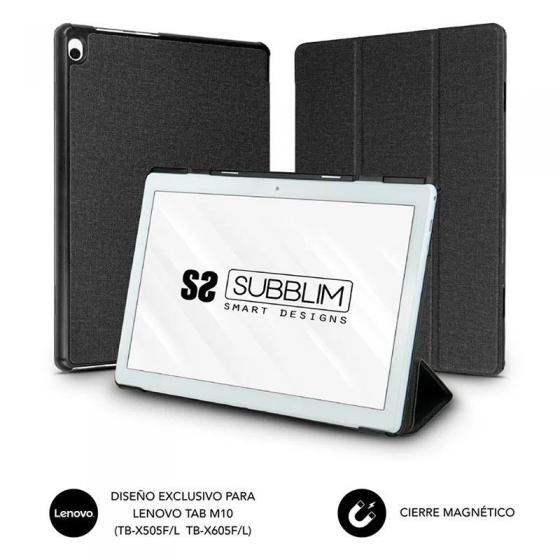 Funda Subblim Shock Case para Tablet Lenovo M10 TB-X505F/L TB-X605F/L / Negra
