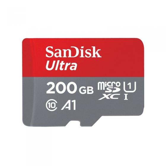Tarjeta de Memoria SanDisk Ultra 200GB microSD XC UHS-I/ Clase 10/ 100MBs - Imagen 1