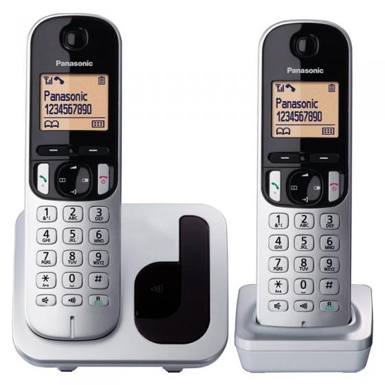 Teléfono Inalámbrico Panasonic KX-TGC212PL Pack DUO Plata