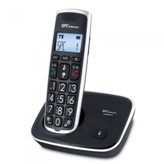Teléfono Inalámbrico SPC Telecom 7608 Negro