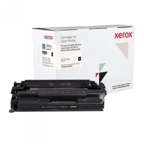 Tóner compatible Xerox 006R03639 compatible con HP CF226X/CRG-052H 9000 páginas Negro