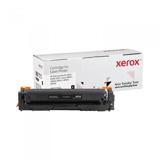 Tóner compatible Xerox 006R04180 compatible con HP CF540X/CRG-054HBK/ 3200 páginas/ Negro - Imagen 1