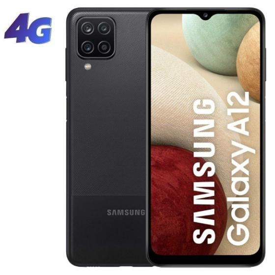 Smartphone Samsung Galaxy A12 4GB/ 128GB/ 6.5'/ Negro - Imagen 1