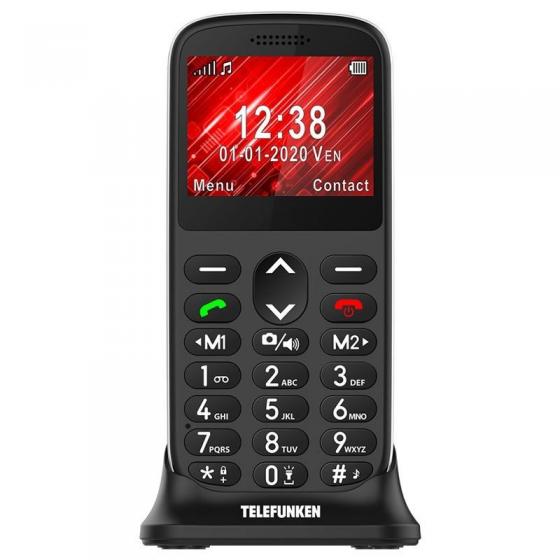 Teléfono Móvil Telefunken S420 para Personas Mayores/ Negro - Imagen 1