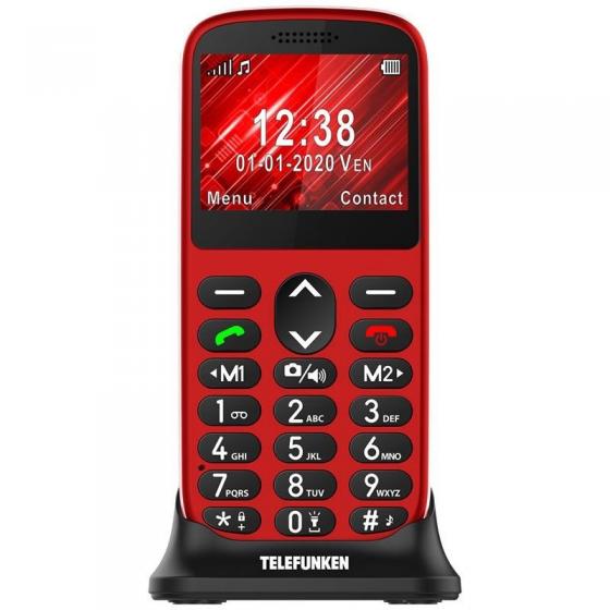 Teléfono Móvil Telefunken S420 para Personas Mayores/ Rojo - Imagen 1