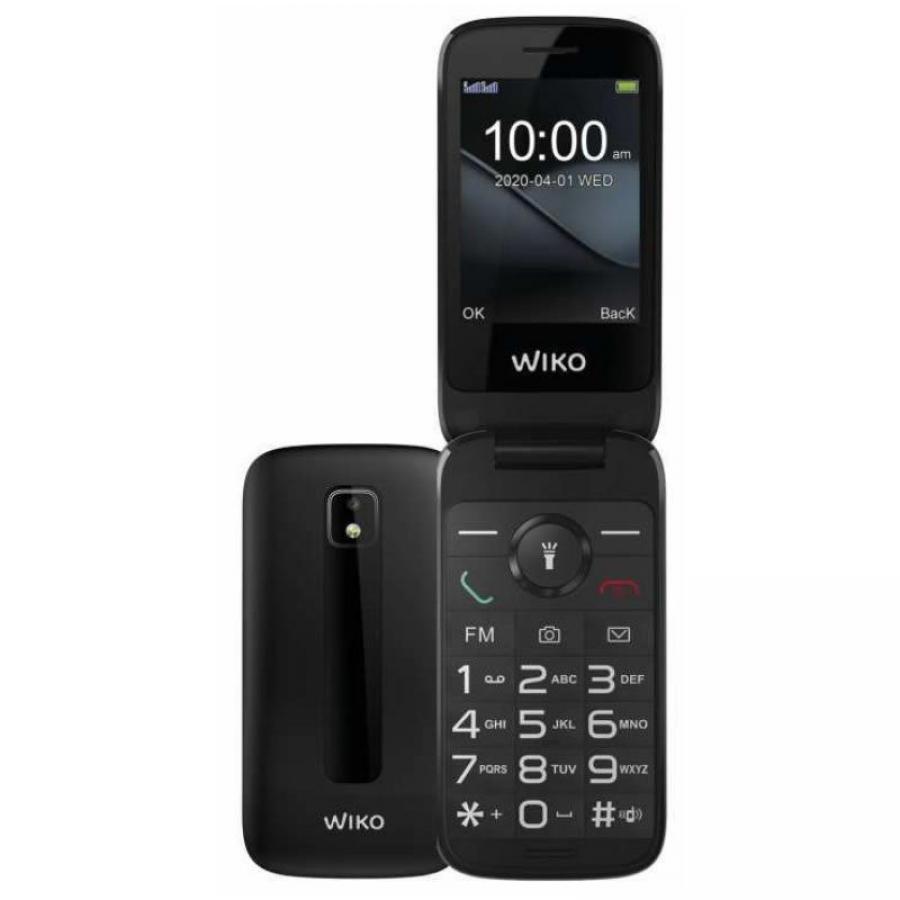 Teléfono Móvil Wiko F300 para Personas Mayores/ Negro - Imagen 1