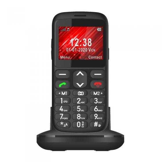 Teléfono Móvil Telefunken S520 para Personas Mayores/ Negro - Imagen 2