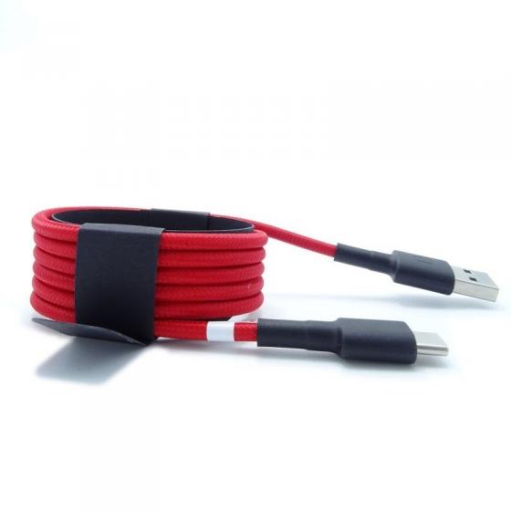 Cable USB Xiaomi SJV4110GL/ USB Macho - USB Tipo-C Macho/ 1m/ Rojo y Negro - Imagen 4