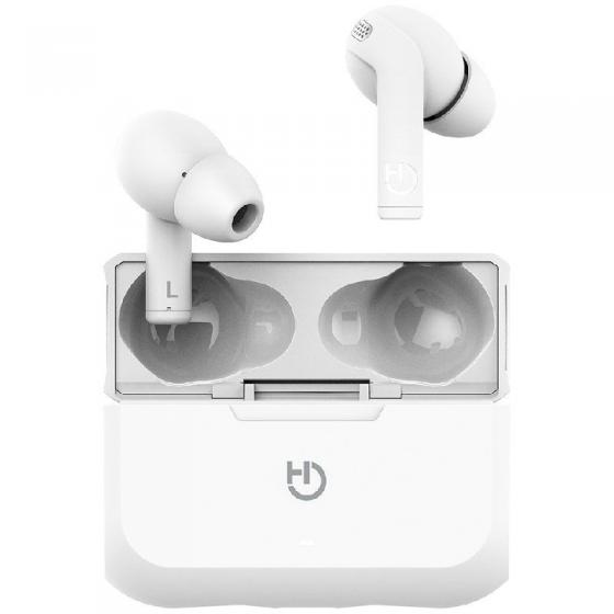 Auriculares Bluetooth Hiditec Fenix TWS con estuche de carga Autonomía 6h Blancos