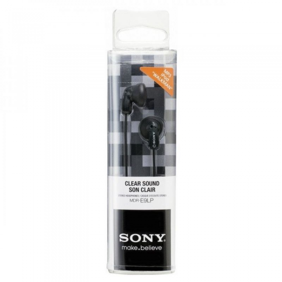 Auriculares Intrauditivos Sony MDR-E9LP Jack 3.5 Negros