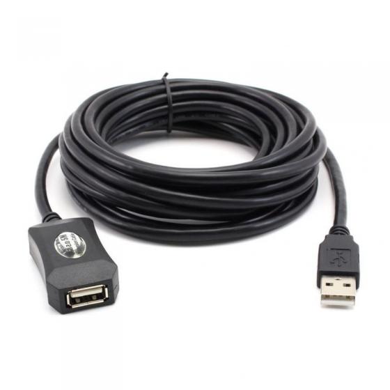 ALARGADOR USB ALFA NETWORK AUSBC-5M - CONECTORES MACHO-HEMBRA - PLUG AND PLAY - USB2.0 - 5 METROS - Imagen 1