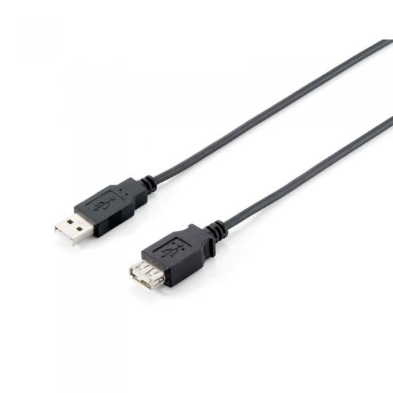 CABLE ALARGADOR USB 2.0 EQUIP 128852 - CONECTORES MACHO - HEMBRA - 5M - Imagen 1