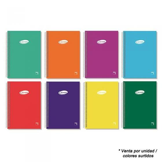 Cuaderno con Espiral Milimetrado Sam 16421/ A4/ 80 Hojas/ Colores Surtidos - Imagen 1