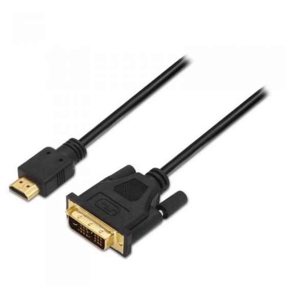 Cable HDMI 3GO CDVIHDMI/ HDMI Macho - DVI Macho/ 1.8m/ Negro