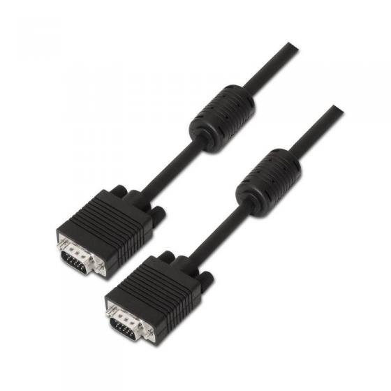 Cable SVGA Aisens A113-0075/ VGA Macho - VGA Macho/ 15m/ Negro