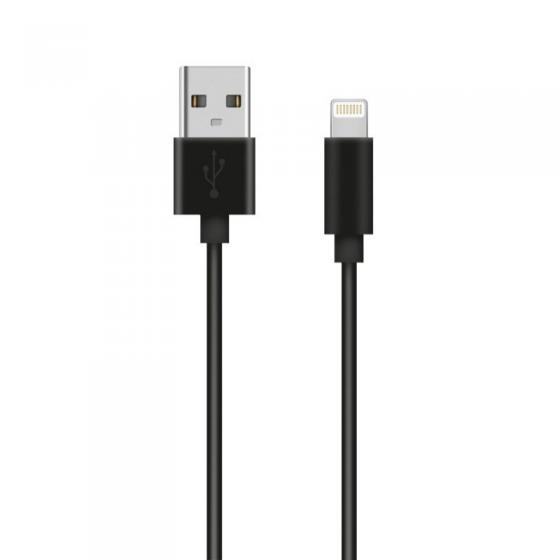 Cable USB Lightning Trust Urban 22166/ USB Macho - Lightning Macho/ 1m/ Negro