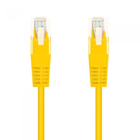 Cable de Red RJ45 UTP Nanocable 10.20.0400-Y Cat.6/ 50cm/ Amarillo - Imagen 1