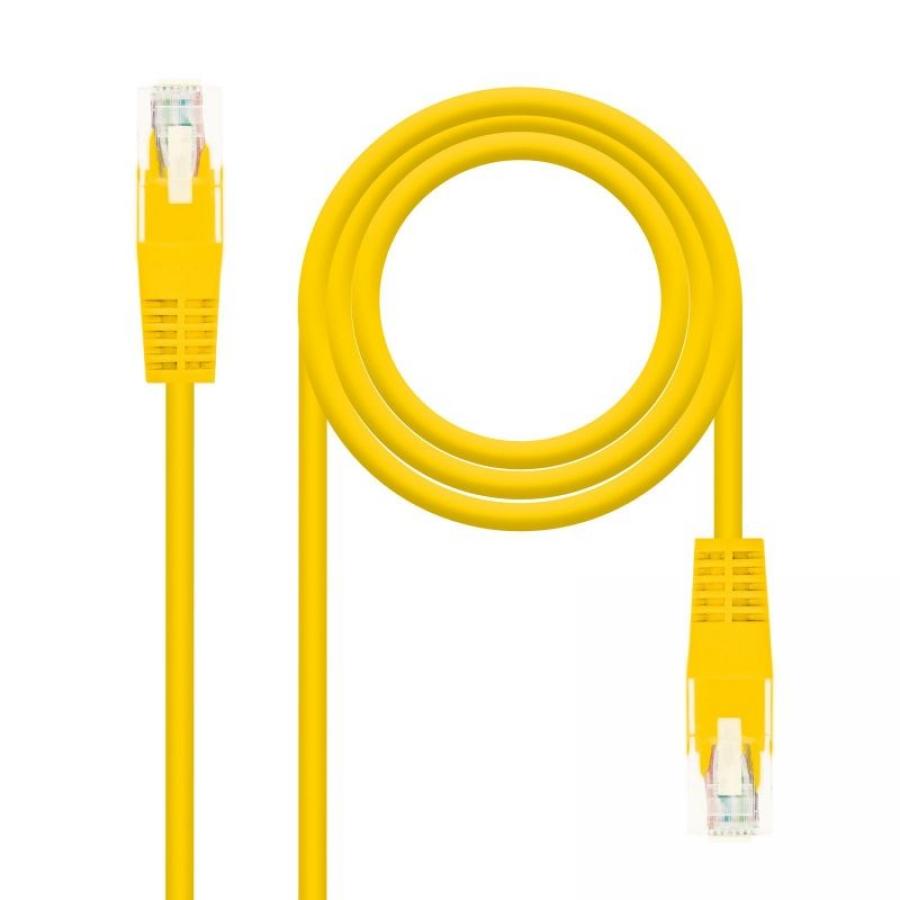 Cable de Red RJ45 UTP Nanocable 10.20.0400-Y Cat.6/ 50cm/ Amarillo - Imagen 2