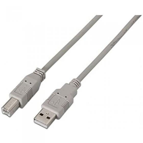Cable USB 2.0 Impresora Nanocable 10.01.0105/ USB Macho - USB Macho/ 4.5m/ Beige - Imagen 4