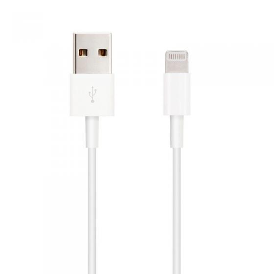 Cable USB 2.0 Lightning Nanocable 10.110.0401 USB Macho - Lightning Macho 1m Blanco