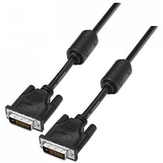 Cable DVI Dual Nanocable 10.15.0602/ DVI Macho - DVI Macho/ 1.8m/ Negro