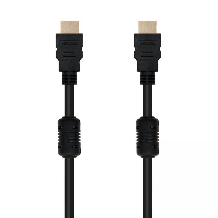 Cable HDMI 1.4 Nanocable 10.15.1802/ HDMI Macho - HDMI Macho/ 1.8m/ Negro - Imagen 1