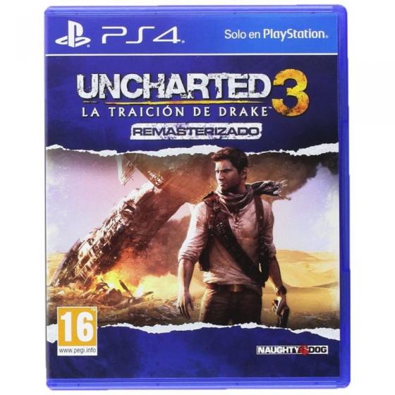 Juego para Consola Sony PS4 Uncharted 3: La Traición de Drake Remasterizado
