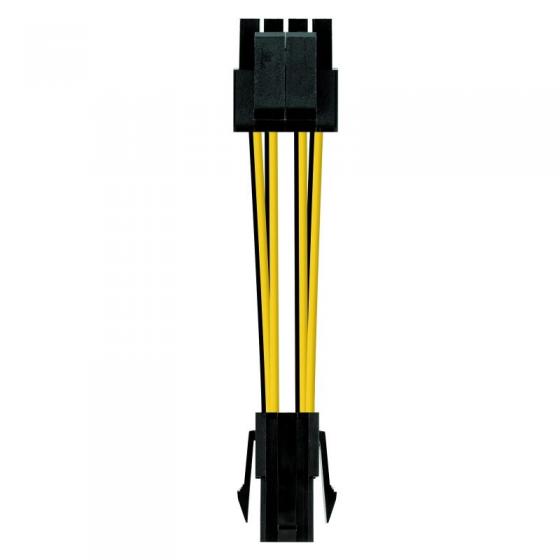Cable de Alimentación Microprocesador Nanocable 10.19.1401/ Molex -4+4 PIN Macho - Molex 4 PIN Hembra/ 15cm