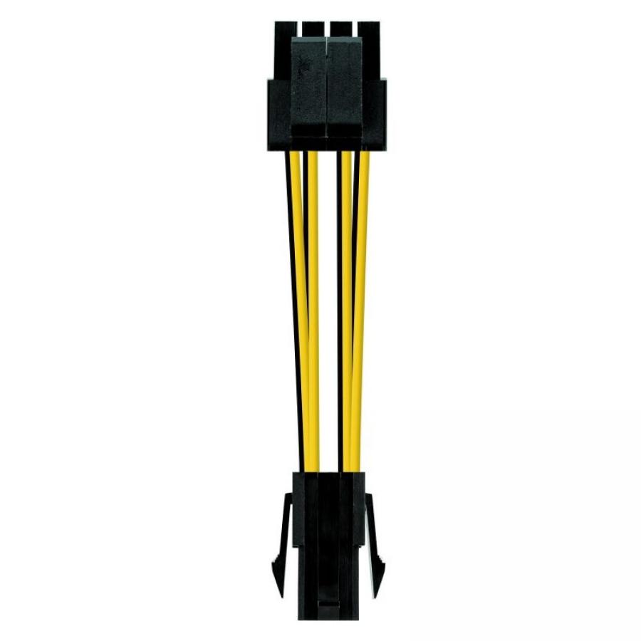 Cable de Alimentación Microprocesador Nanocable 10.19.1401/ Molex -4+4 PIN Macho - Molex 4 PIN Hembra/ 15cm - Imagen 3