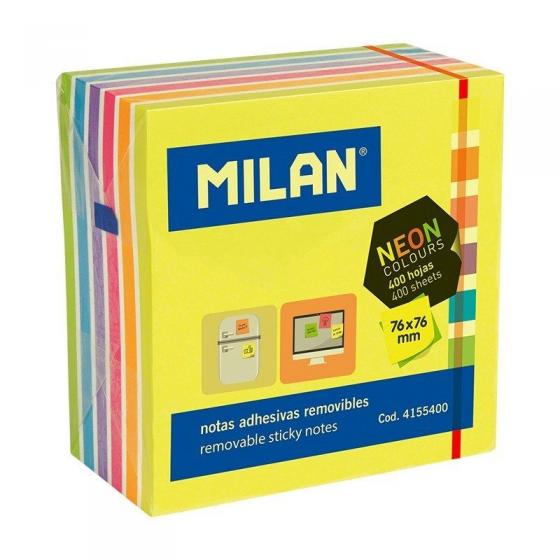 Notas Adhesivas Milán 4155400/ 7.6 x 7.6cm/ 6 Colores