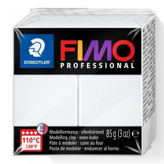 Pasta de Modelar de Secado al Horno Staedtler FIMO Professional/ 85g/ Blanca - Imagen 1