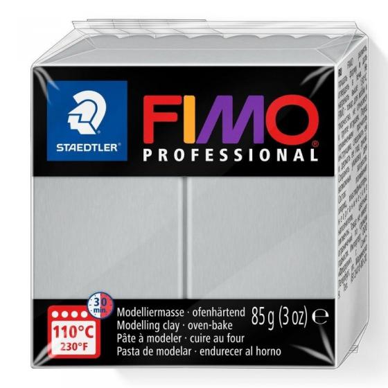 Caja de Pasta de Modelar de Secado al Horno Staedtler FIMO Professional/ 85g/ Gris Delfín 4 unidades - Imagen 1