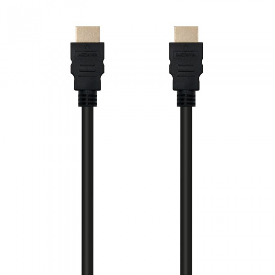 Cable HDMI 1.4 Nanocable 10.15.1702/ HDMI Macho - HDMI Macho/ 1.8m/ Negro - Imagen 1