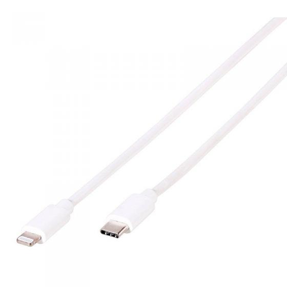 Cable USB 2.0 Tipo-C Lightning Vivanco 60084/ USB Tipo-C Macho - Lightning Macho/ 1.2m/ Blanco - Imagen 1