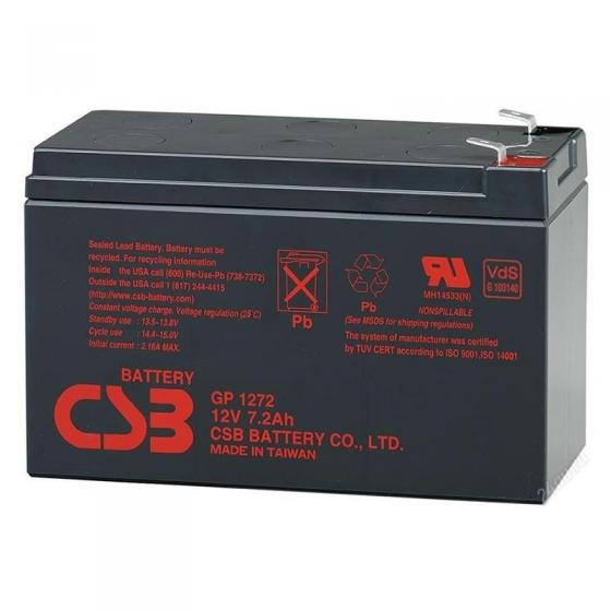 Batería CSB GP1272/ 12V/ 7.2Ah/ Compatible SAI Salicru