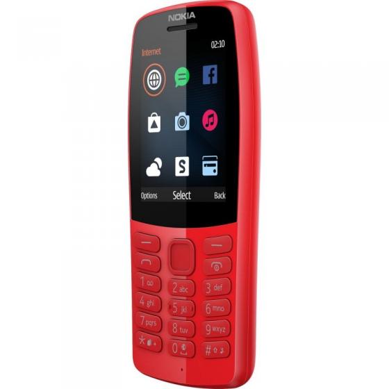 Teléfono Móvil Nokia 210/ Rojo