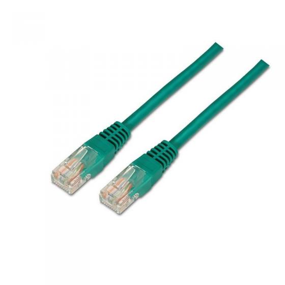 Cable de Red RJ45 UTP Aisens A135-0246/ Cat.6/ 1m/ Verde - Imagen 1