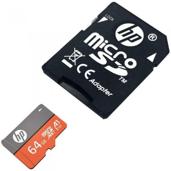 TARJETA MICROSD XC + ADAPTADOR HP HFUD064-1V31A - 64GB - CLASE 10 - 100MB/S - Imagen 1