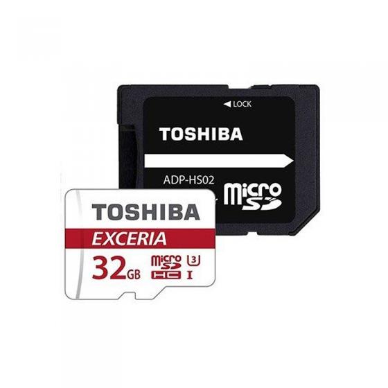 TARJETA MICROSD HC + ADAPTADOR TOSHIBA EXCERIA - 32GB - CLASE 10 - 90MB/S - Imagen 1