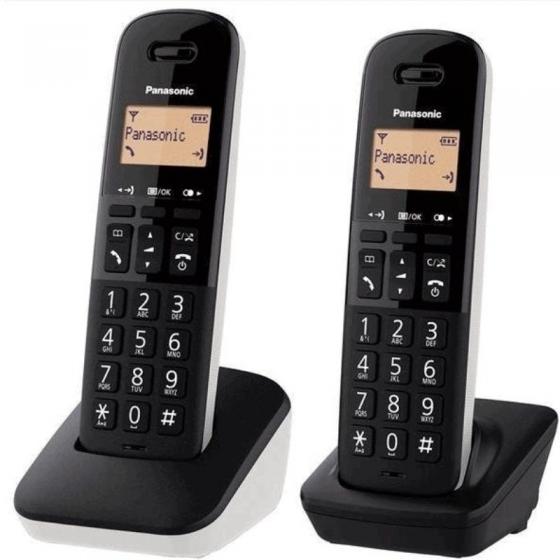 Teléfono Inalámbrico Panasonic KX-TGB612JTW/ Pack DUO/ Blanco - Imagen 1
