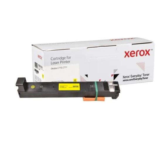 Tóner compatible Xerox 006R04283 compatible con Oki 44318605/ Amarillo - Imagen 1